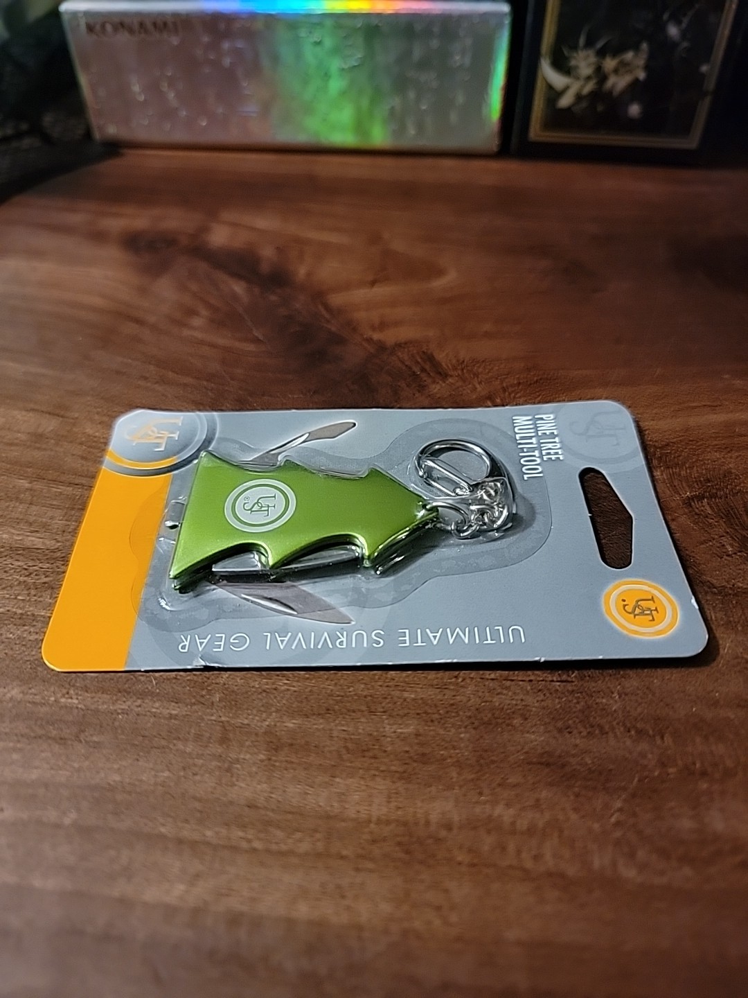 UST Pine Tree Multi Tool Bottle Opener Knife Blade Keychain