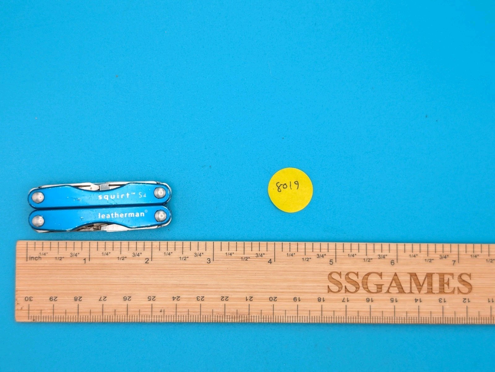 Leatherman Squirt S4 Multi-Tool, Key Ring, Retired, BLUE!
