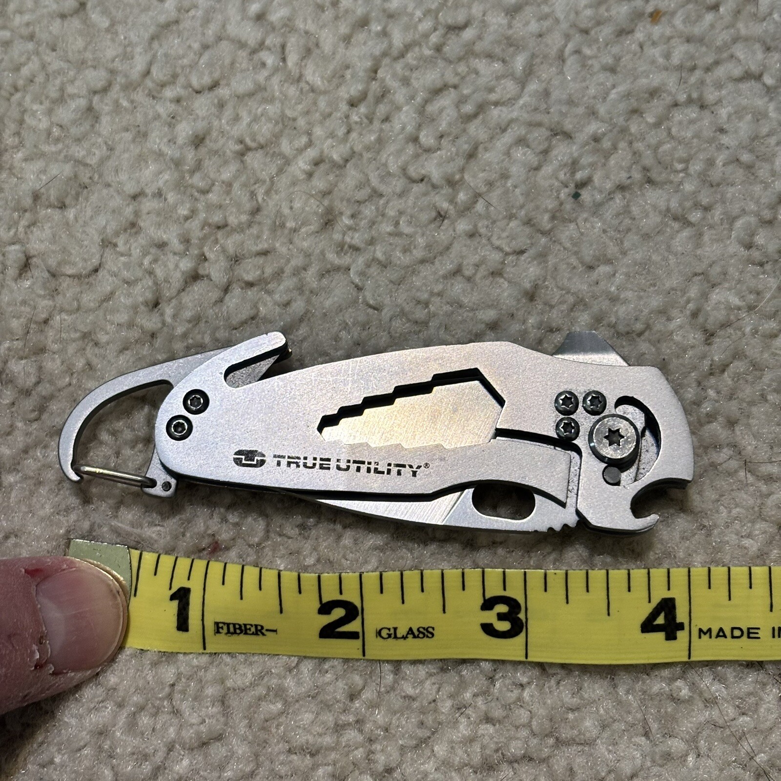 True Utility Smart Knife Pocket Knife 7-in-1 Muilti-tool