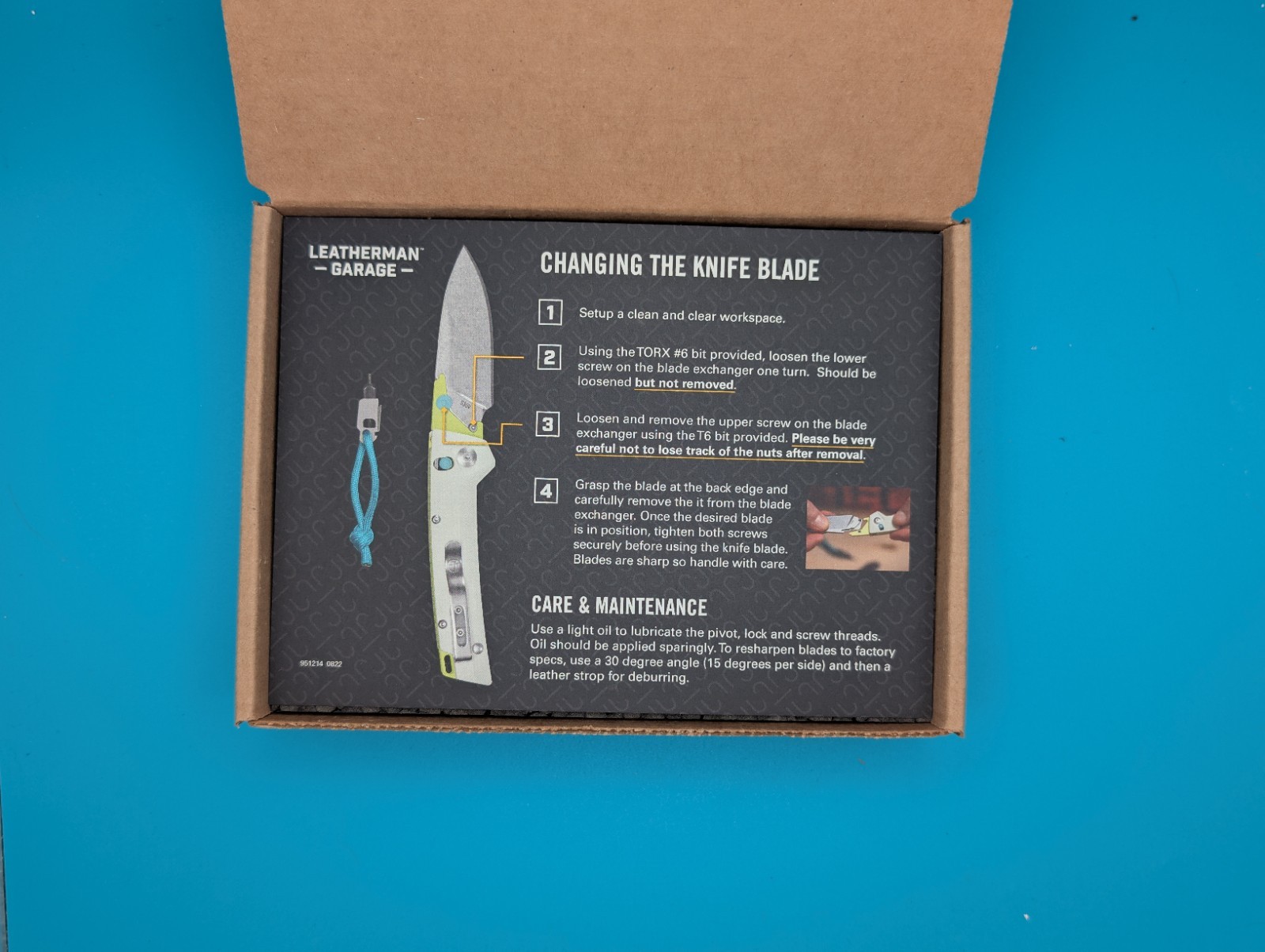 Leatherman Garage – Batch #003: Parts – Limited Edition Knife – Brand New In Box
