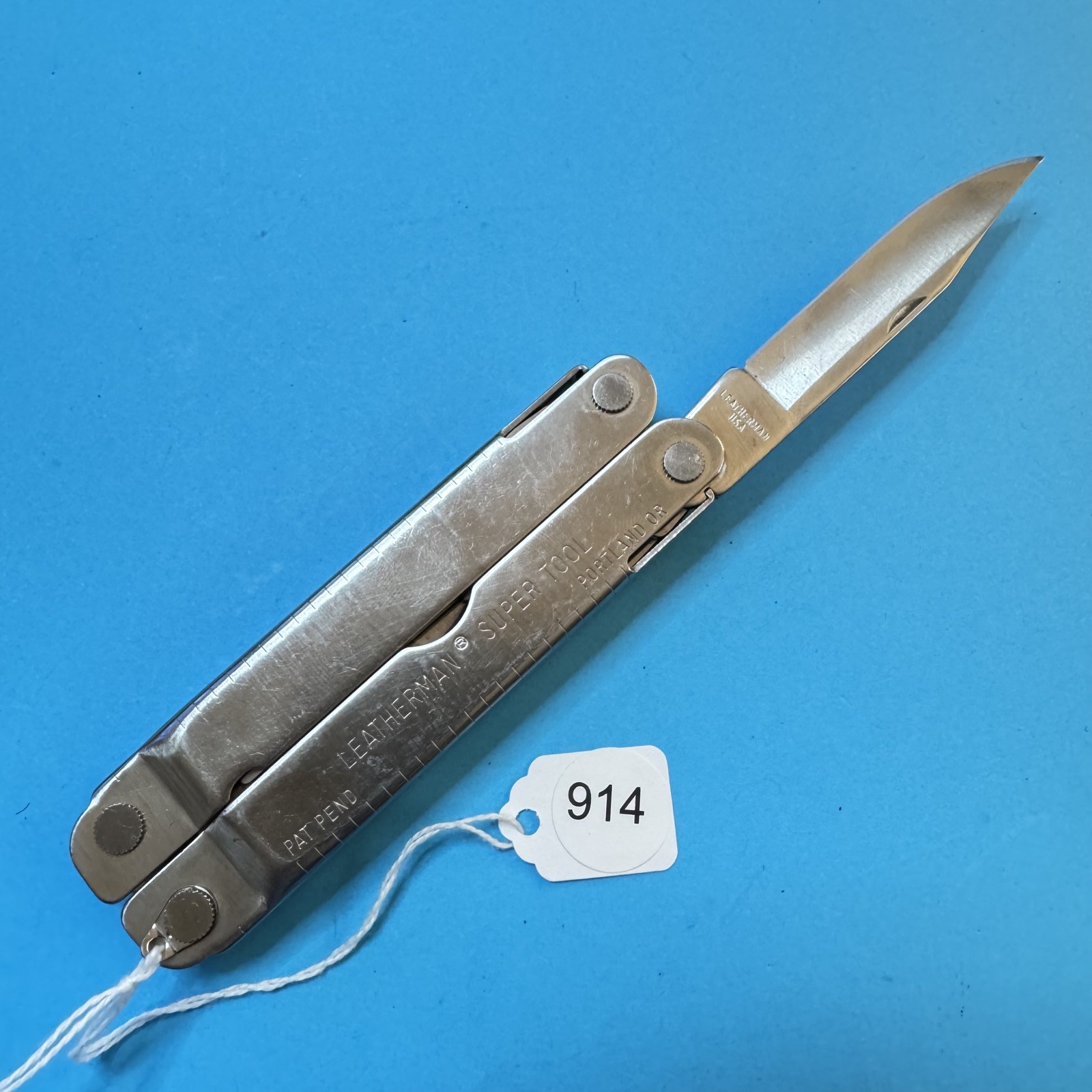 Leatherman Super Tool Plier Multi Tool Pocket Knife Excellent Condition EDC #914