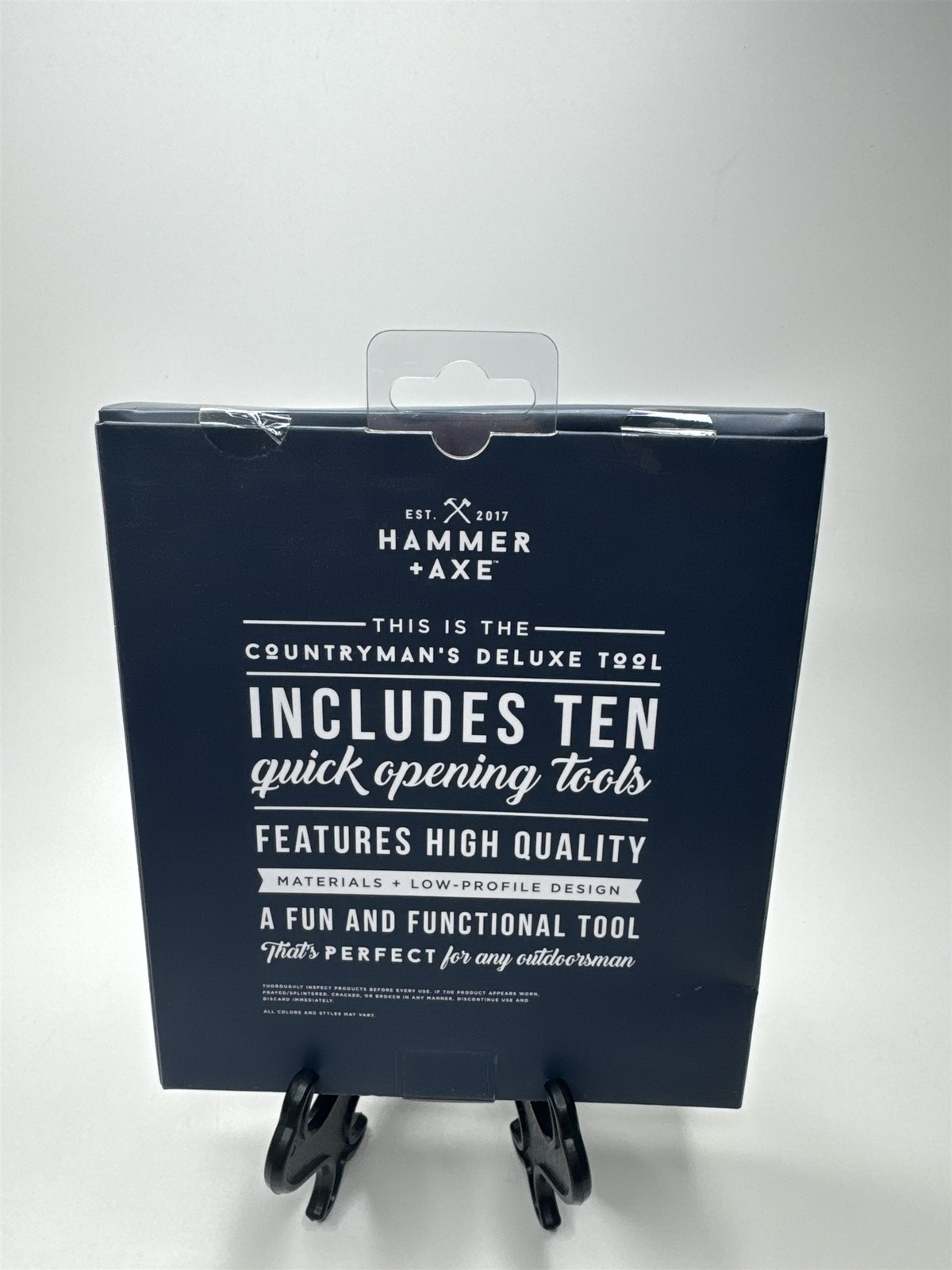 Hammer & Axe Brand Countryman’s Deluxe Tool Features 10 Quick-Opening Tools Gift