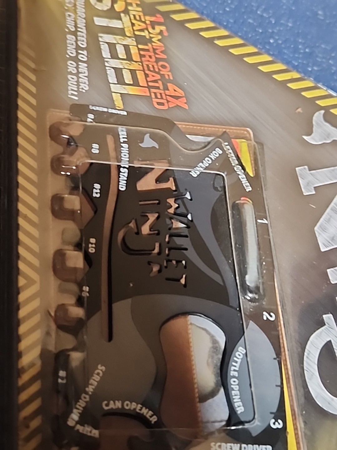 WALLET NINJA 16 Tools in 1 Flat Multi Tool, AS SEEN ON TV Fits in Wallet Seal