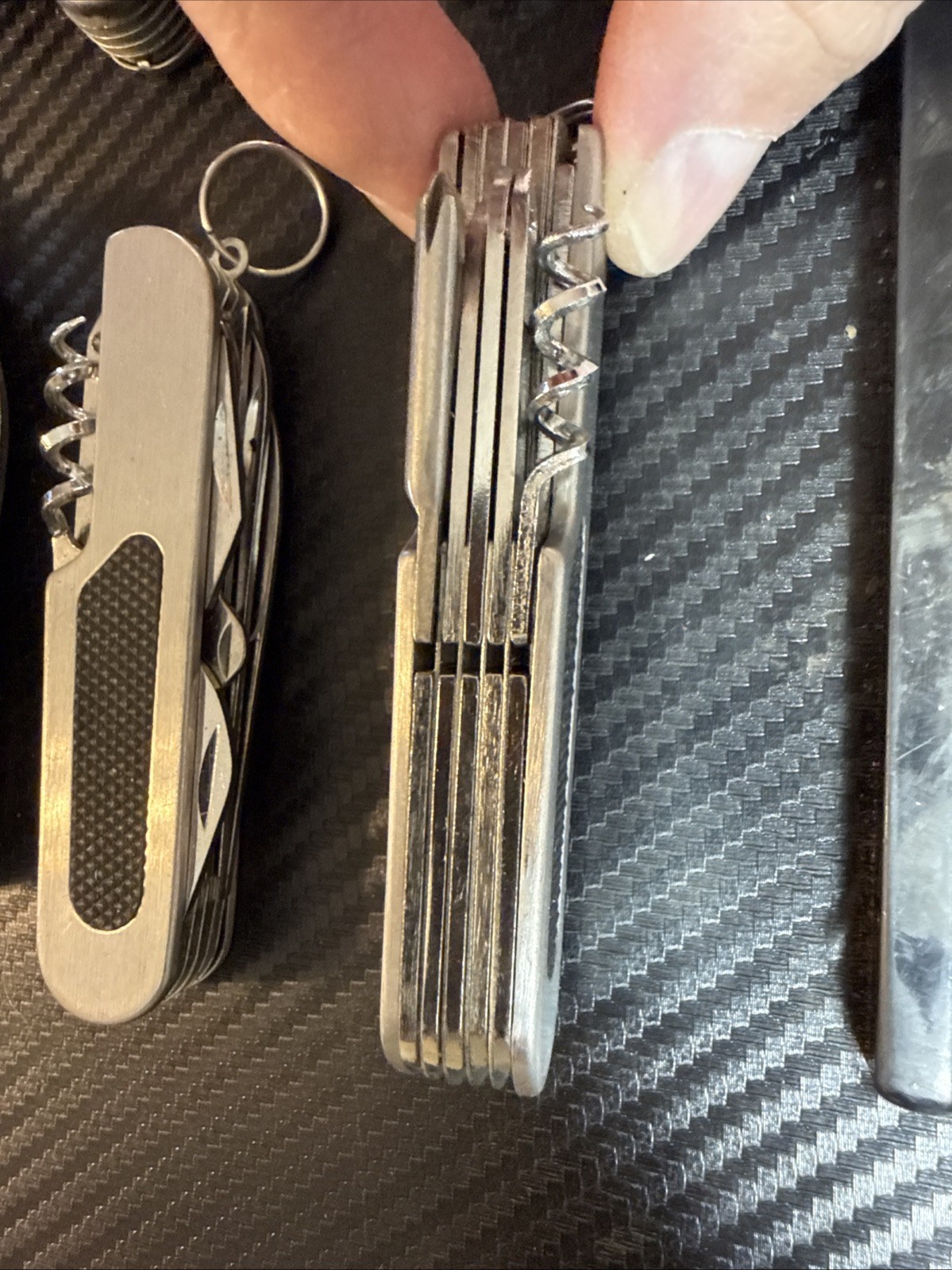 6 Multi Tool Folding Pocket Knife Outdoor Survival Compact Multitool