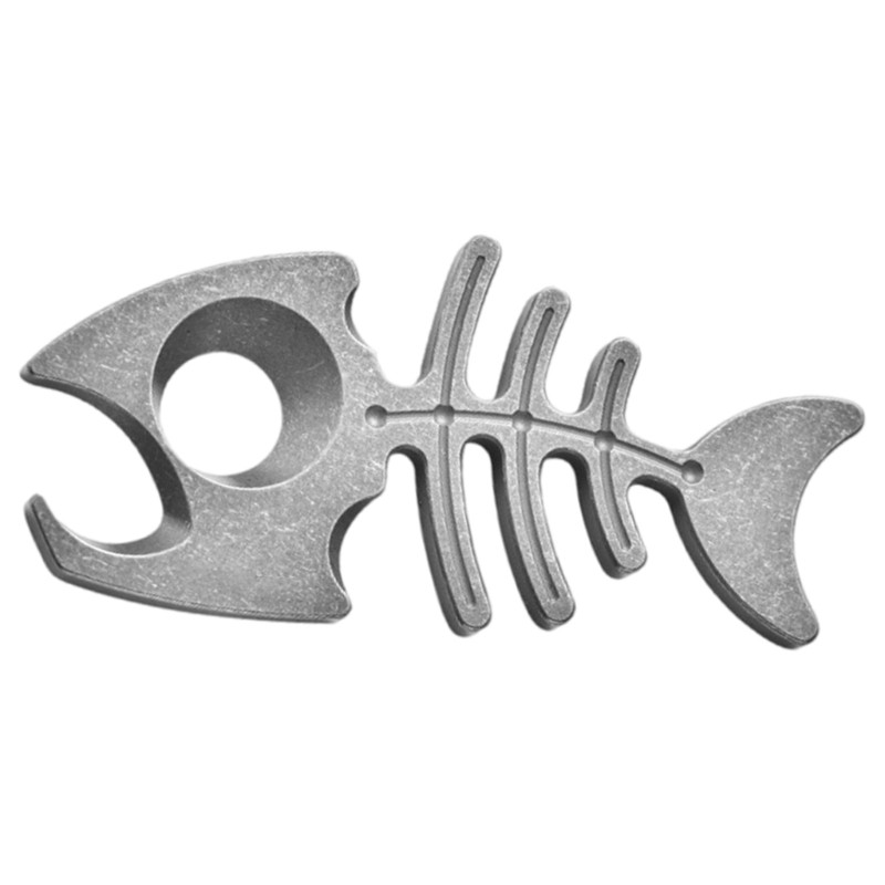 Fishbone Utility Bottle Openers Filter Bottle Water Purifiers Wrenches Emergency