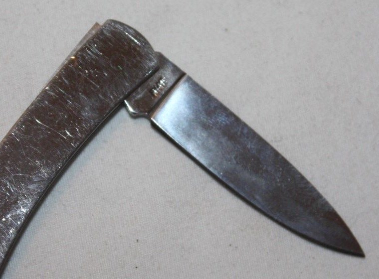 VG+ BROWNING JAPAN “SMALL BUT MIGHTY” 304 STAINLESS STEEL LOCKBACK 4.25″ OPENED