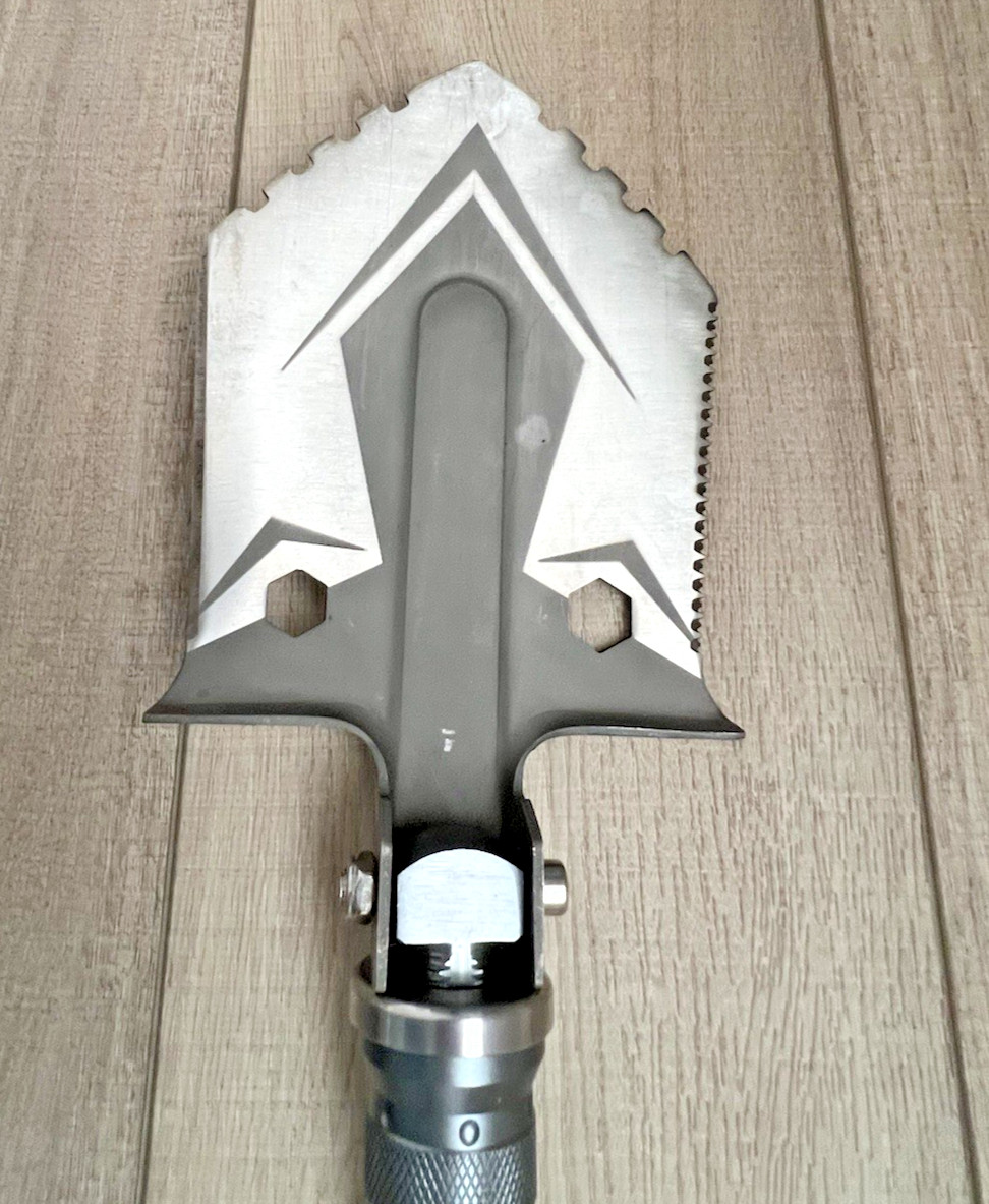 Camping Multi Tool Folding Shovel Knife Spade Saw Hiking Outdoor Utility Gear
