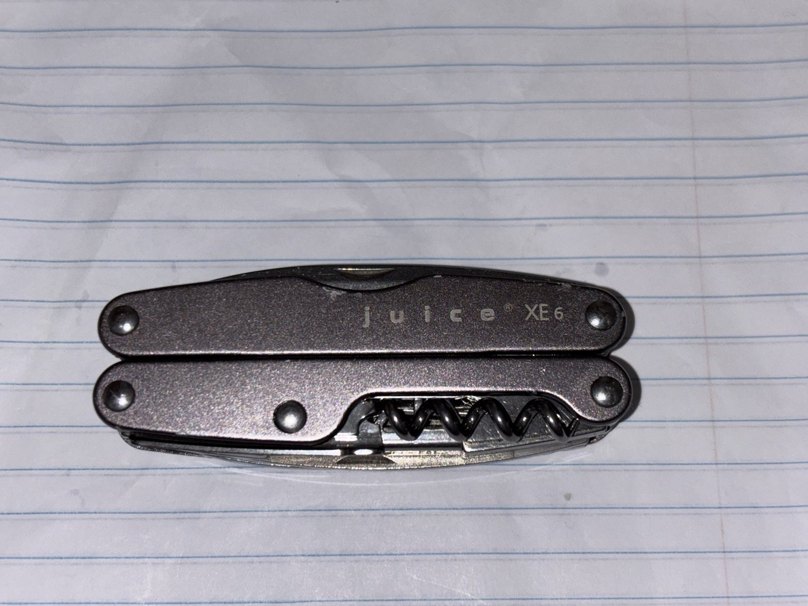 Leatherman Juice XE6 Storm Gray Collectable Multi Tool Discontinued Leatherman