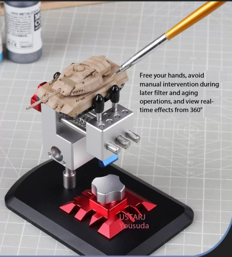 2-in-1 360° Universal Tool Holder Multi-Purpose High-Precision Workbench