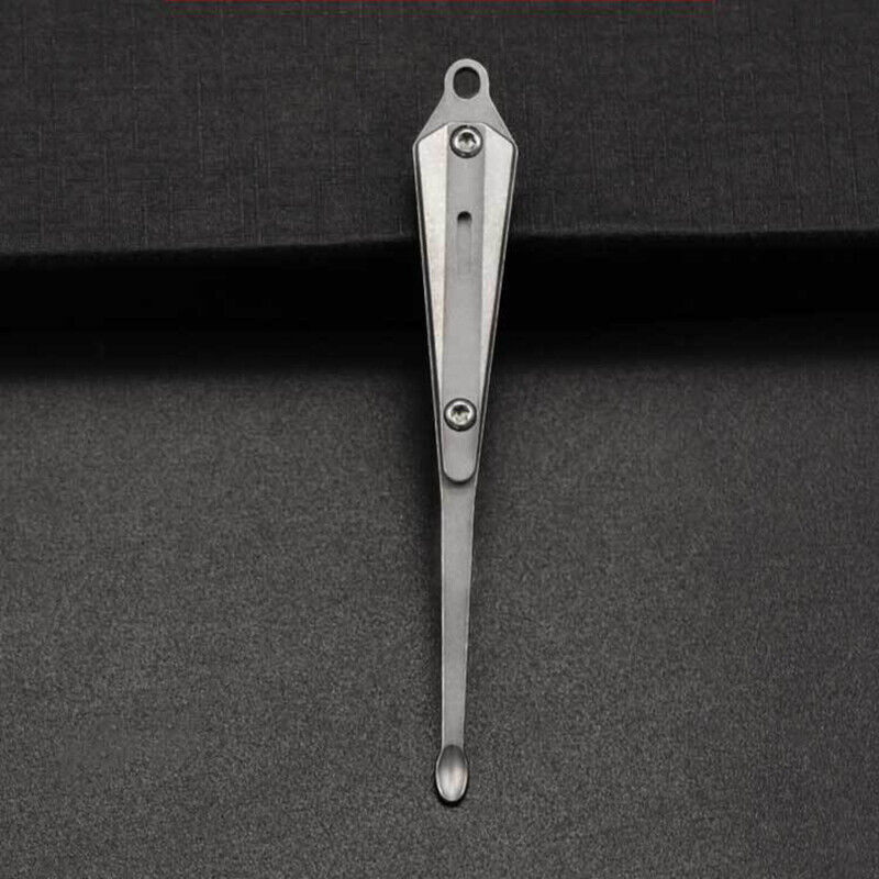 Titanium Alloy EDC Large Earwax Cleaner Ear Pick Wax Remover Spoon Clean Health