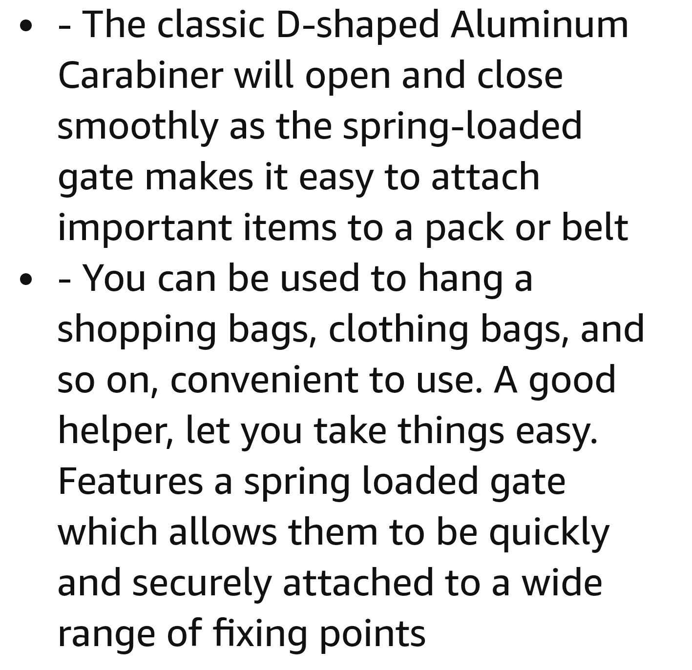 2 Pack Baby Walker Stroller Clip Hook Buggy Carabiner Diaper Hanger Bag