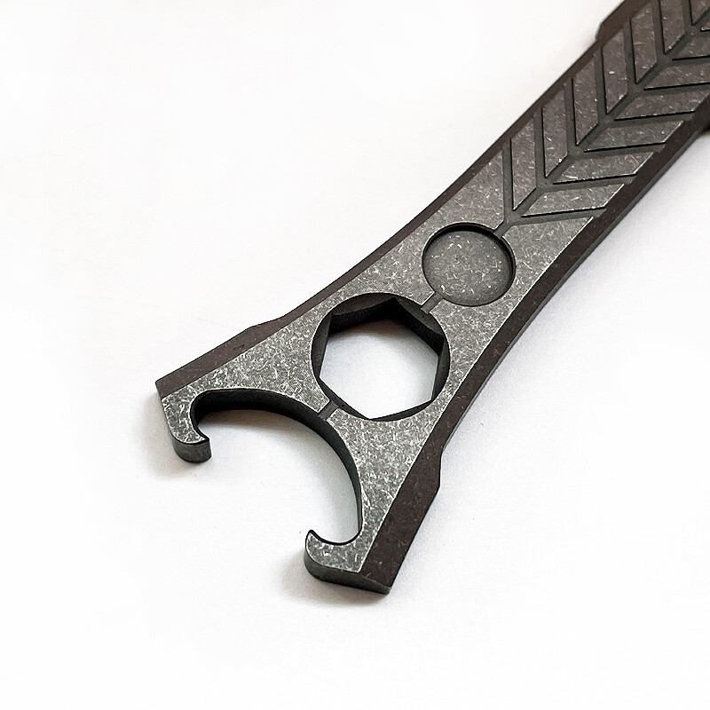 Titanium alloy crowbar multifunctional tool outdo bottle opener hexagonal wrench