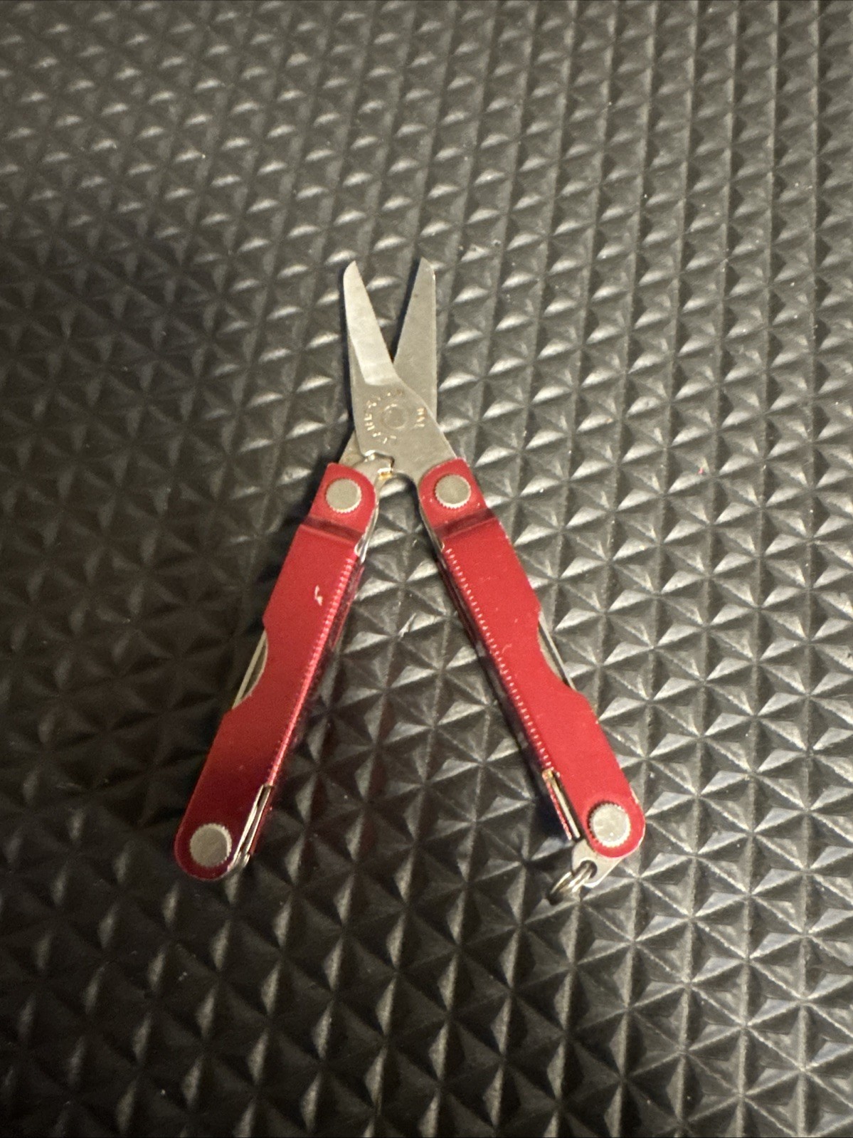 Leatherman Micra RED Anodized Aluminum Multi-tool Knife 12/10 Patented Stamp