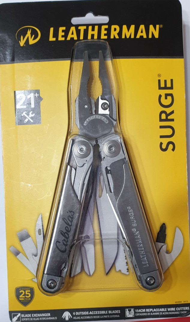 🔥🔥 Leatherman Surge Multi Tool Cabela’s Premium Leather Sheath New in Bliser