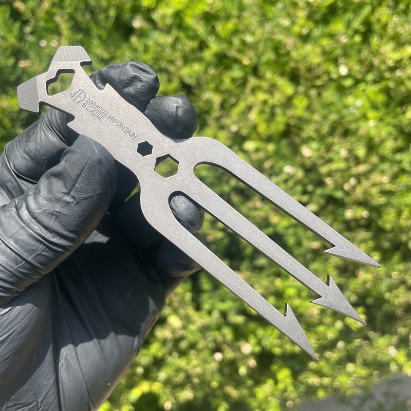 3CR13 Stainless Steel Multi EDC Tool Portable Fishing Harpoon Outdoor Survival
