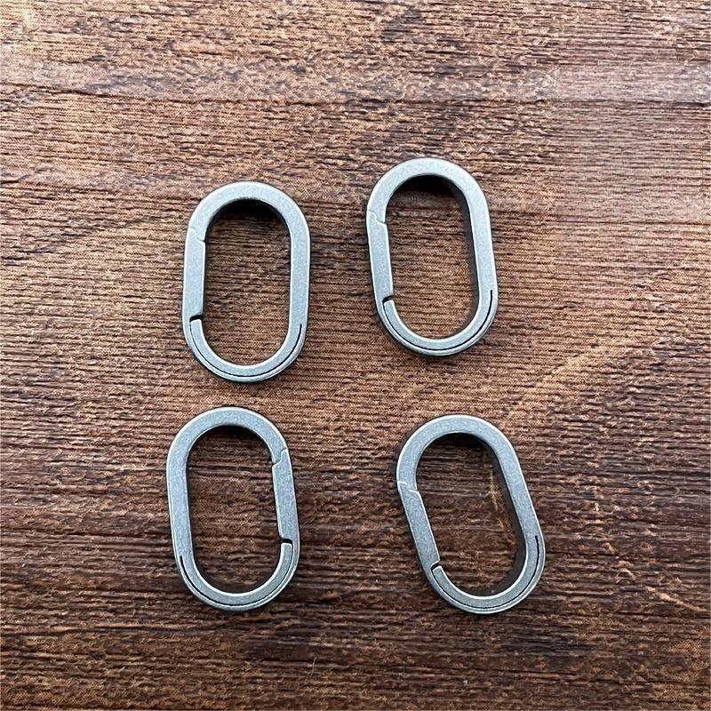 Pure Titanium Split Key Rings Keychain Split Rings Keyrings