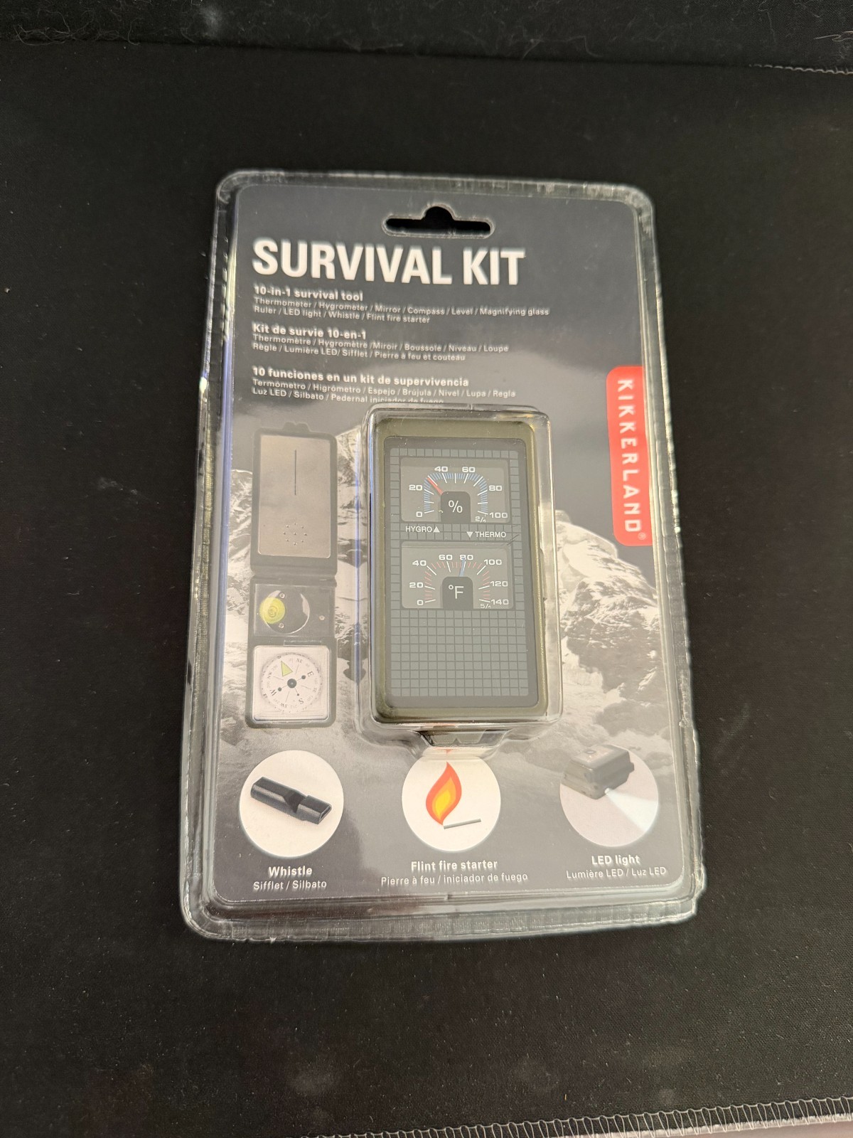 Kikkerland Survival Kit New Sealed