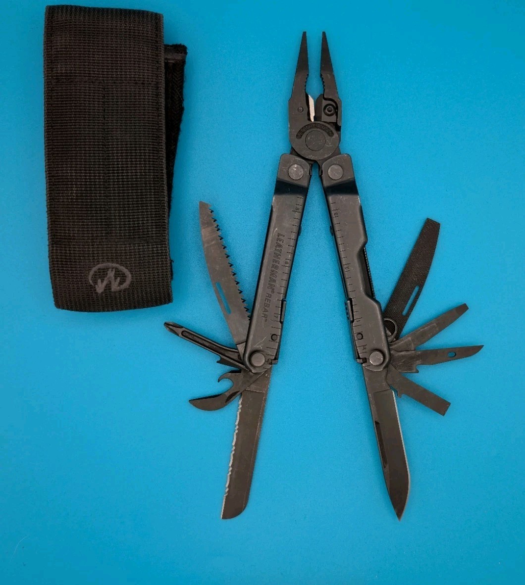 Leatherman Rebar Multi-Tool! BLACK OXIDE! WITH SHEATH!