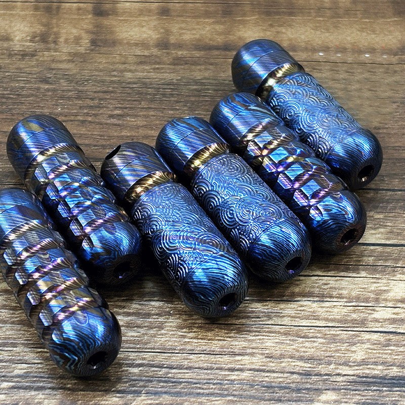 Titanium Pocket Mini Waterproof Holder with Bits Portable EDC OutdoorTools Gift