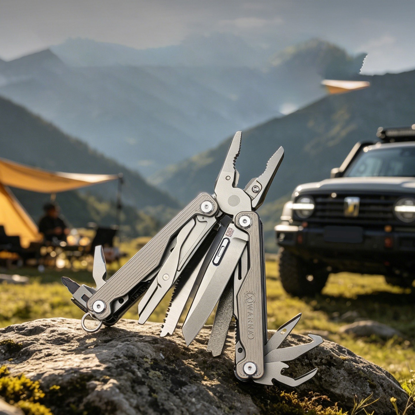 Folding Multitool Pliers EDC Camping Outdoor Utility Tool Stainless Steel