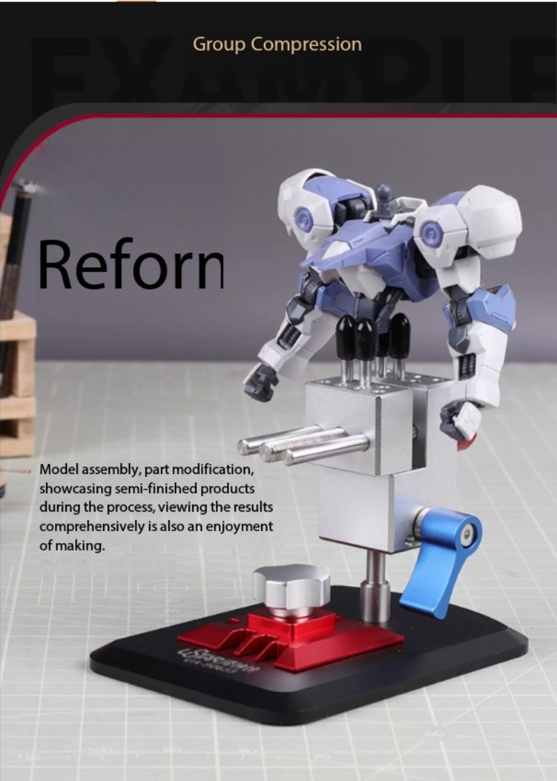 360° Universal Tool Holder: Multi-Purpose High-Precision Bench Vise Fixture