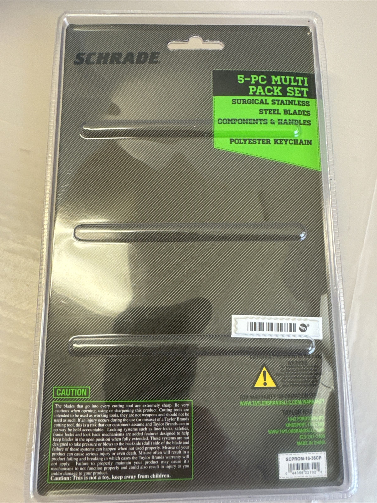 Schrade Multi Tactical Tool Set 5 Pieces – NEW – Holiday Gift for Outdoors!