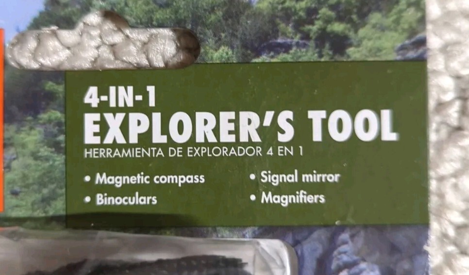 Ozark Trail 4 in 1 Explorer’s Tool Compass Binoculars Signal Mirror Magnifiers24