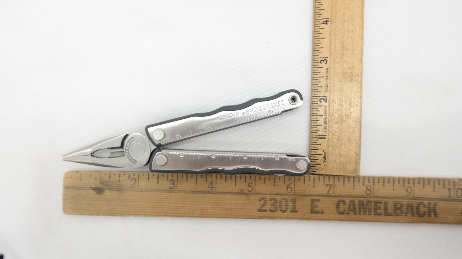 Leatherman Kick Multi-Tool, Retired, w/ Leather Sheath – Collectible TF