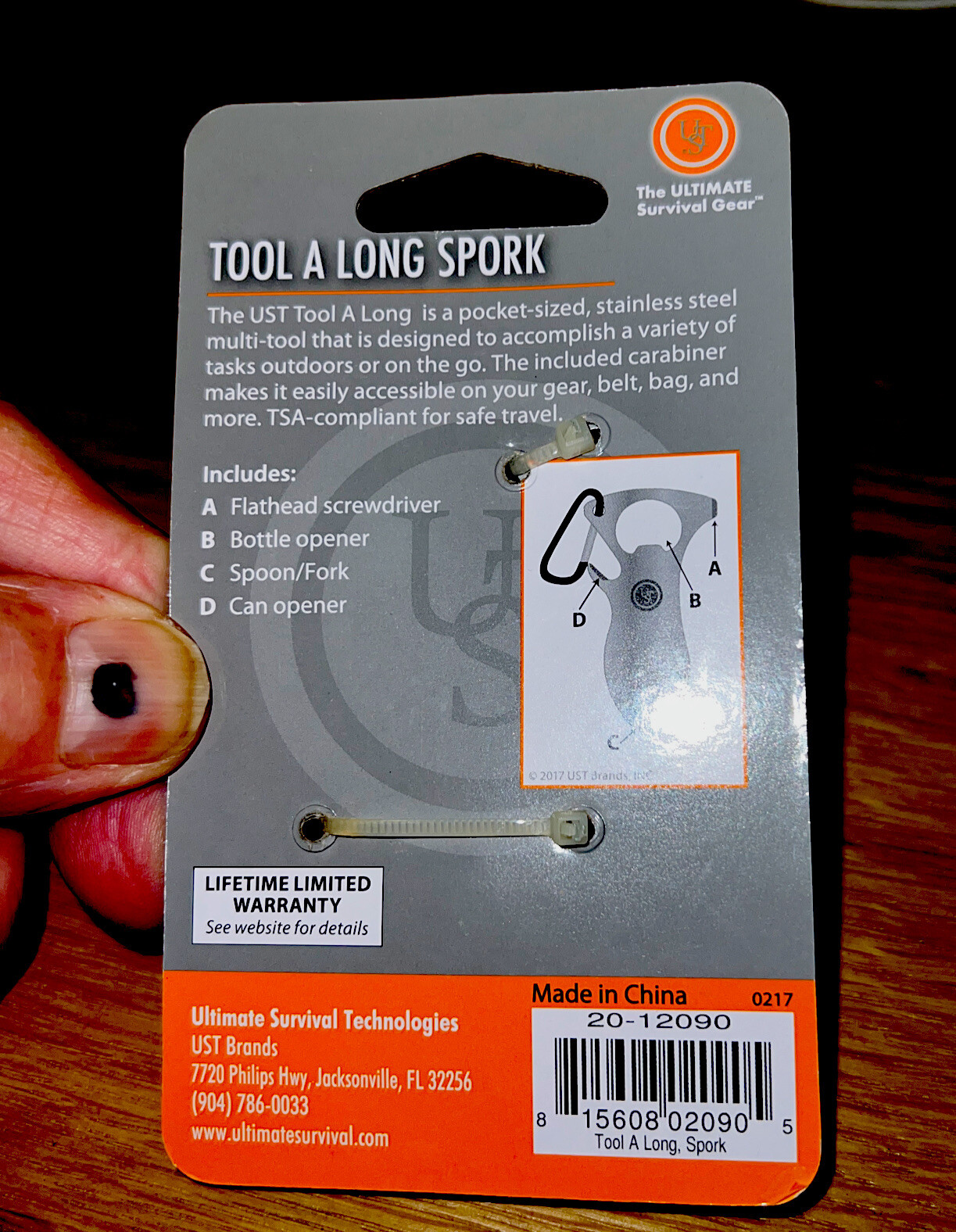 UST Tool A Long Multi-Tool- Spork-Brand New