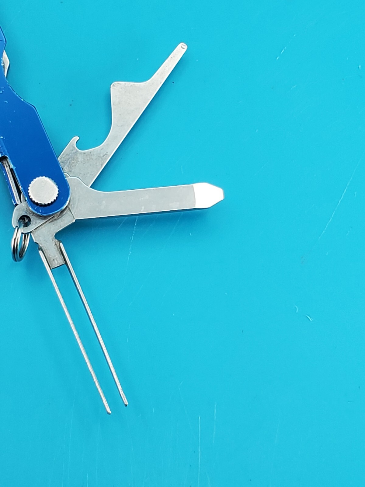 Leatherman Micra Blue Multi-Tool, Knife, Scissors, Key Ring! BAYER WOMEN IN GOLF