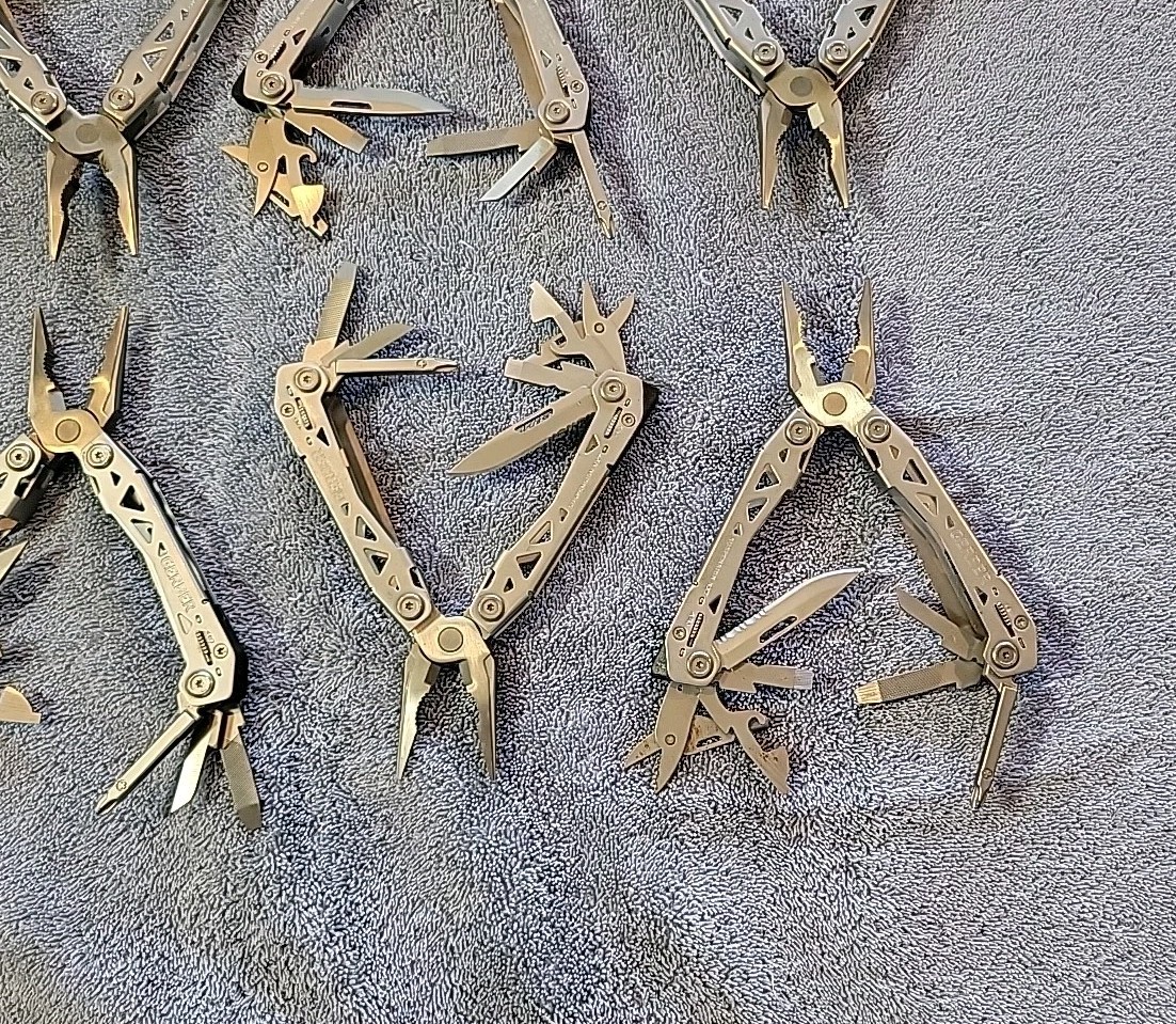 Gerber Suspension NXT Multi Tools – LOT OF 12 – Pliers, Scissors, Knife, File