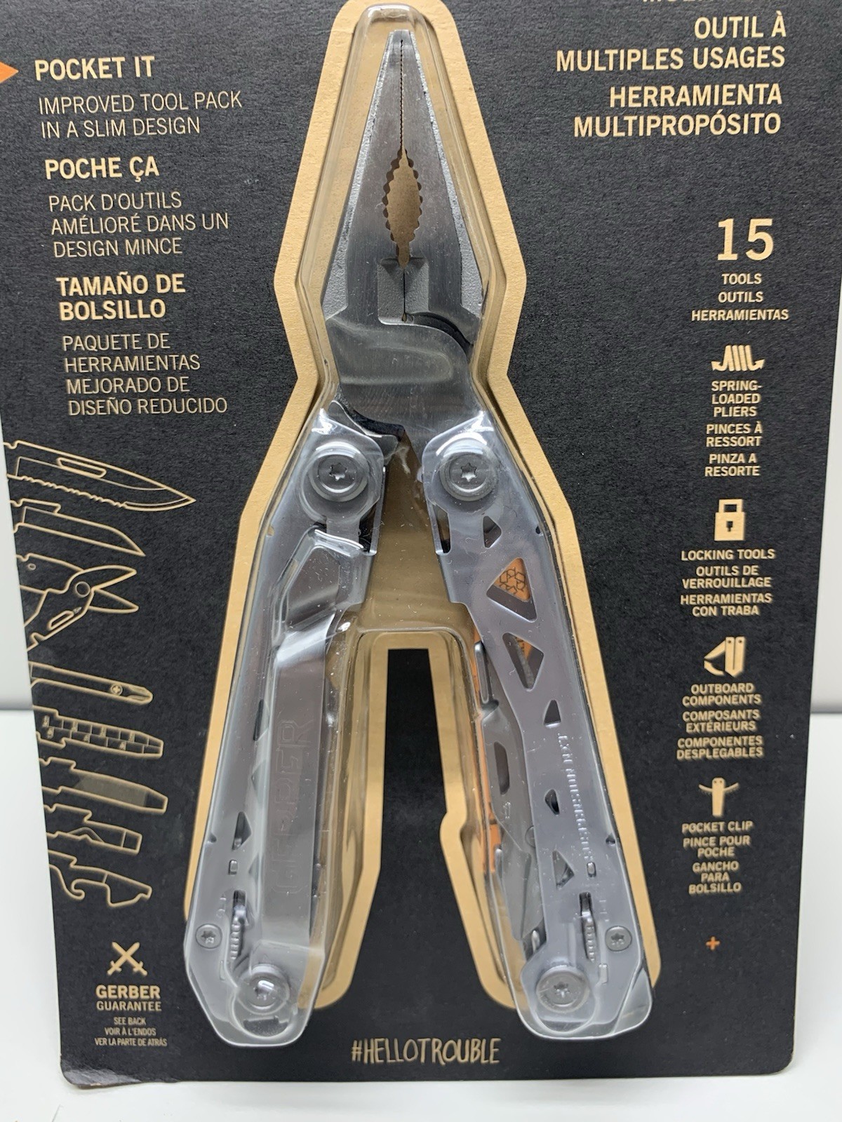 Gerber Suspension-NXT Stainless Steel Multi Tool 15 Tools 31-003889 NEW