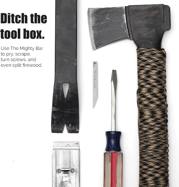 The Mighty Bar – Heavy Duty Keychain Prybar EDC Pry Bar for Every Day Carry Smal