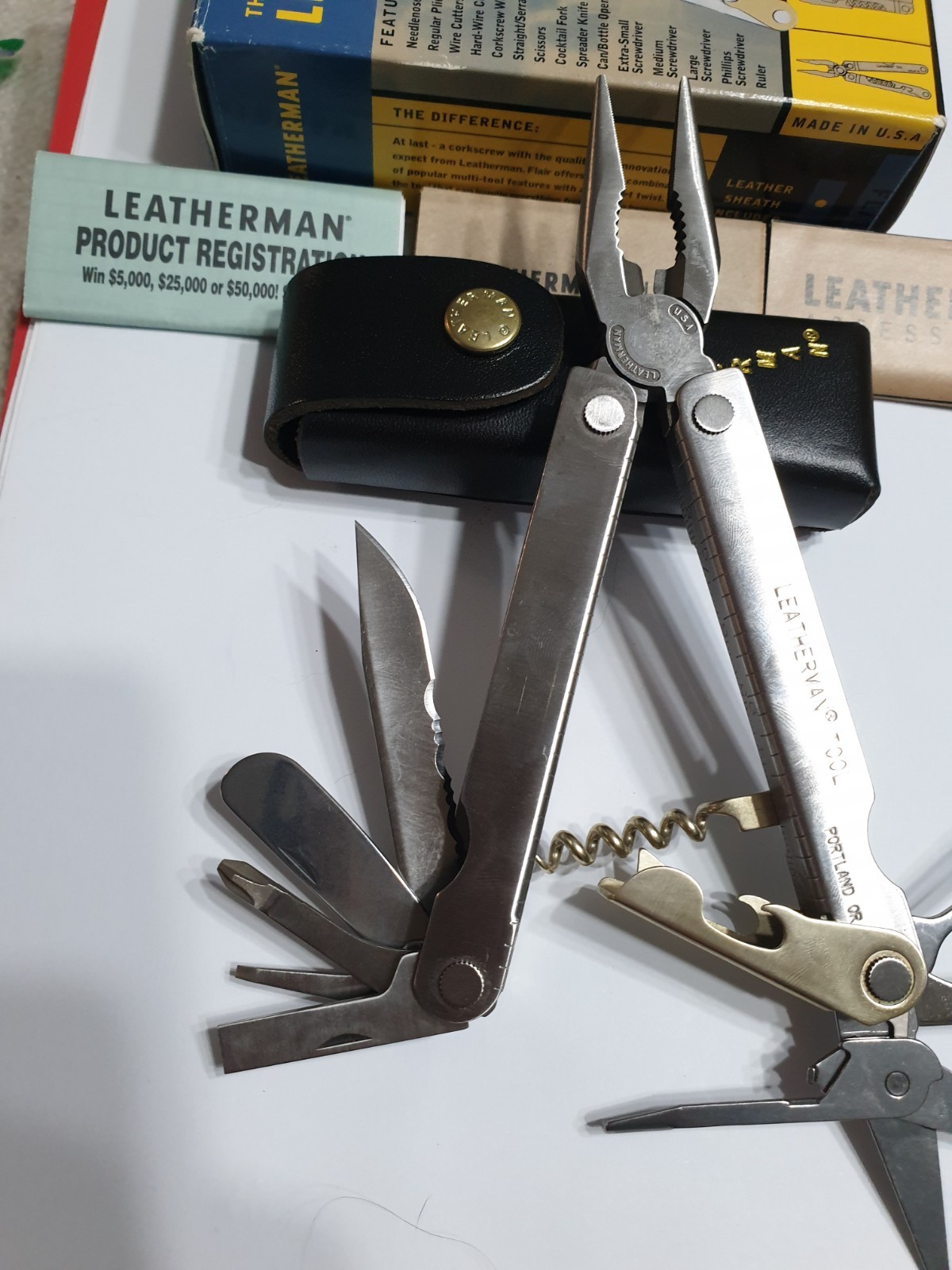 🔥🔥🔥 Leatherman Flair Rare Retired Multi Tool Collectable New In Box