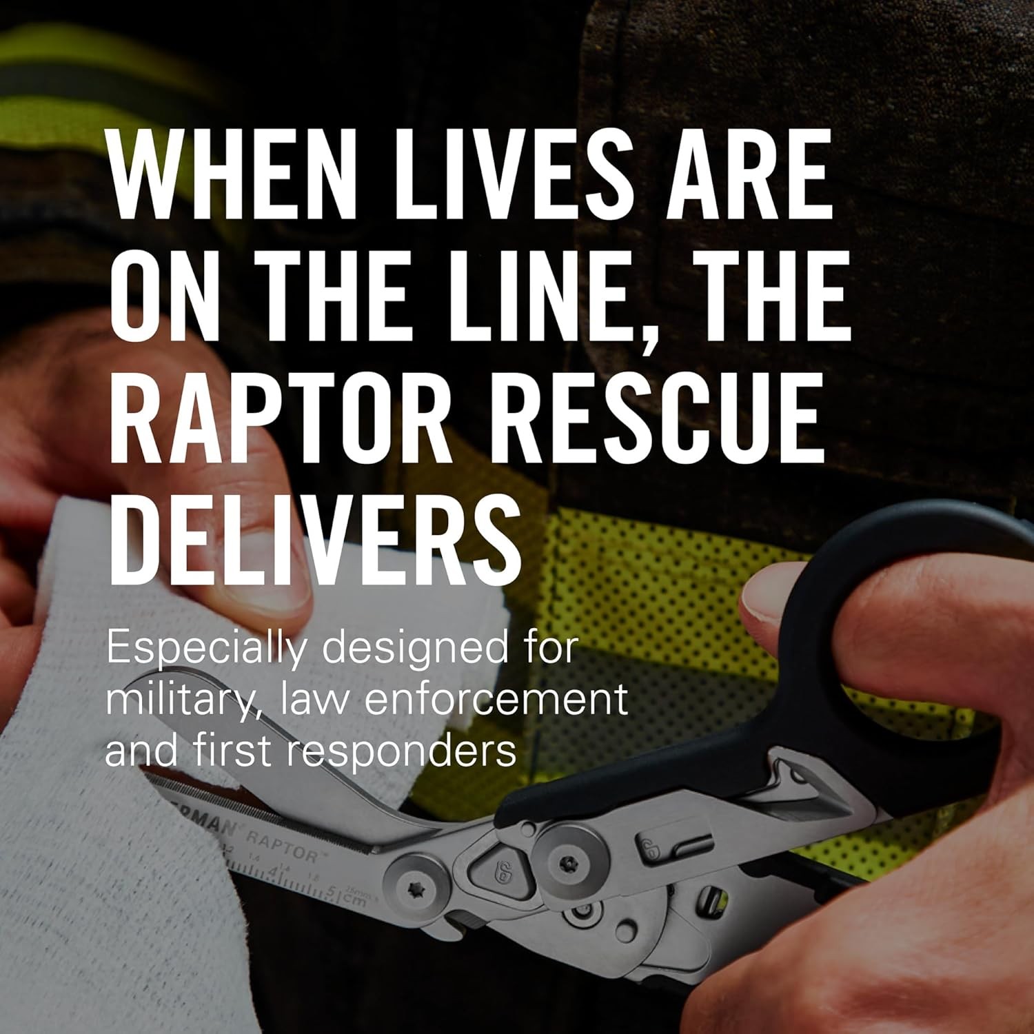 LEATHERMAN, Raptor Rescue, 6-in-1 Heavy-Duty Emergency/Trauma Shears