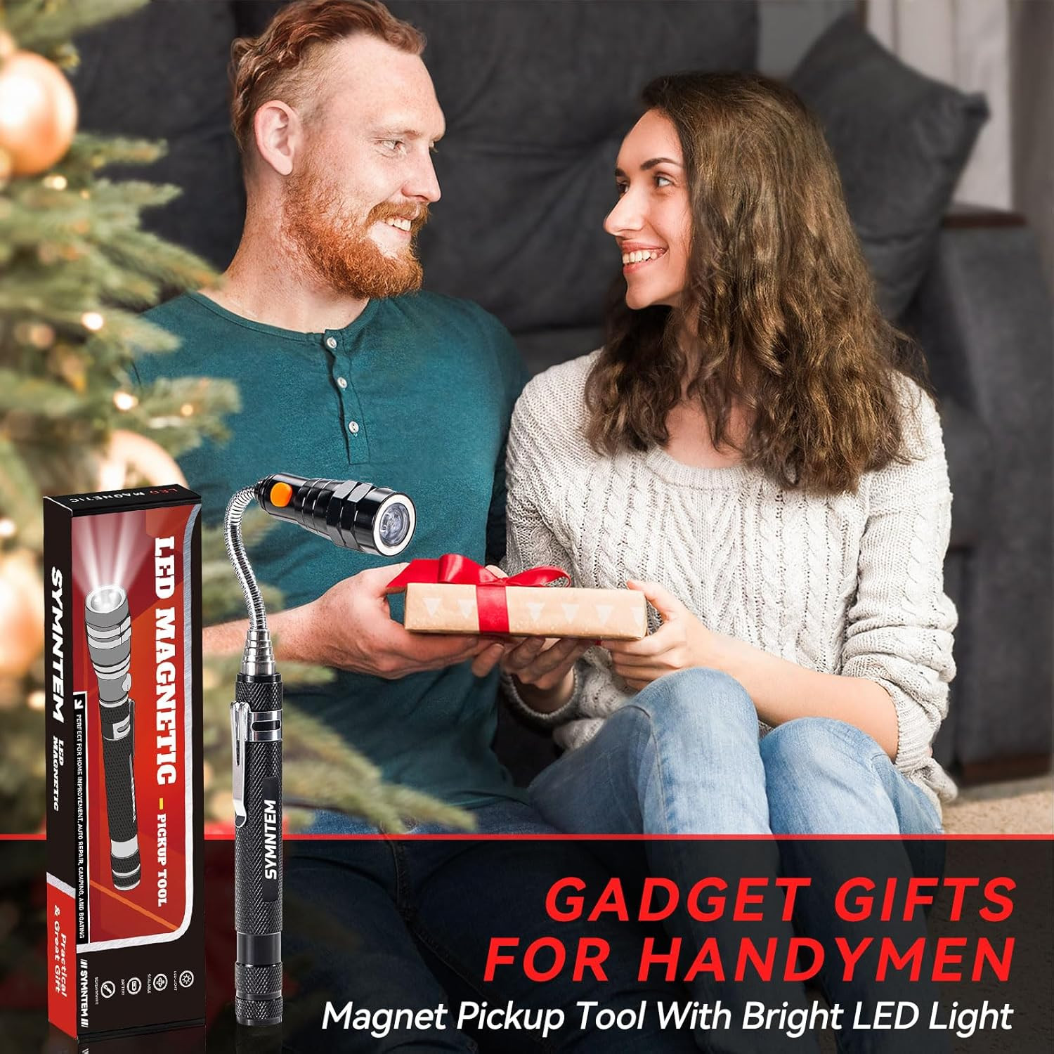 Fathers Day Dad Gifts, Magnetic Pickup Tool, Telescoping Magnet Pickup Tool with