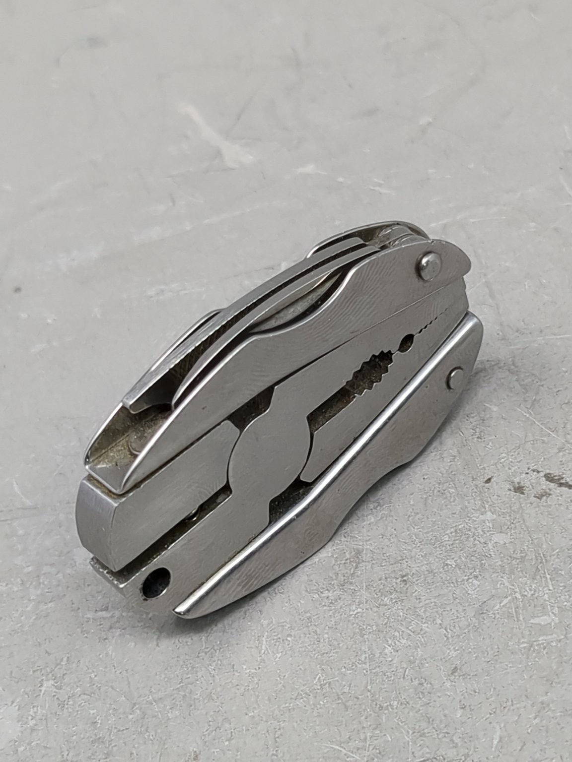 Mini Stainless Steel Multi-Tool Pliers Compact Camping Hiking Tool
