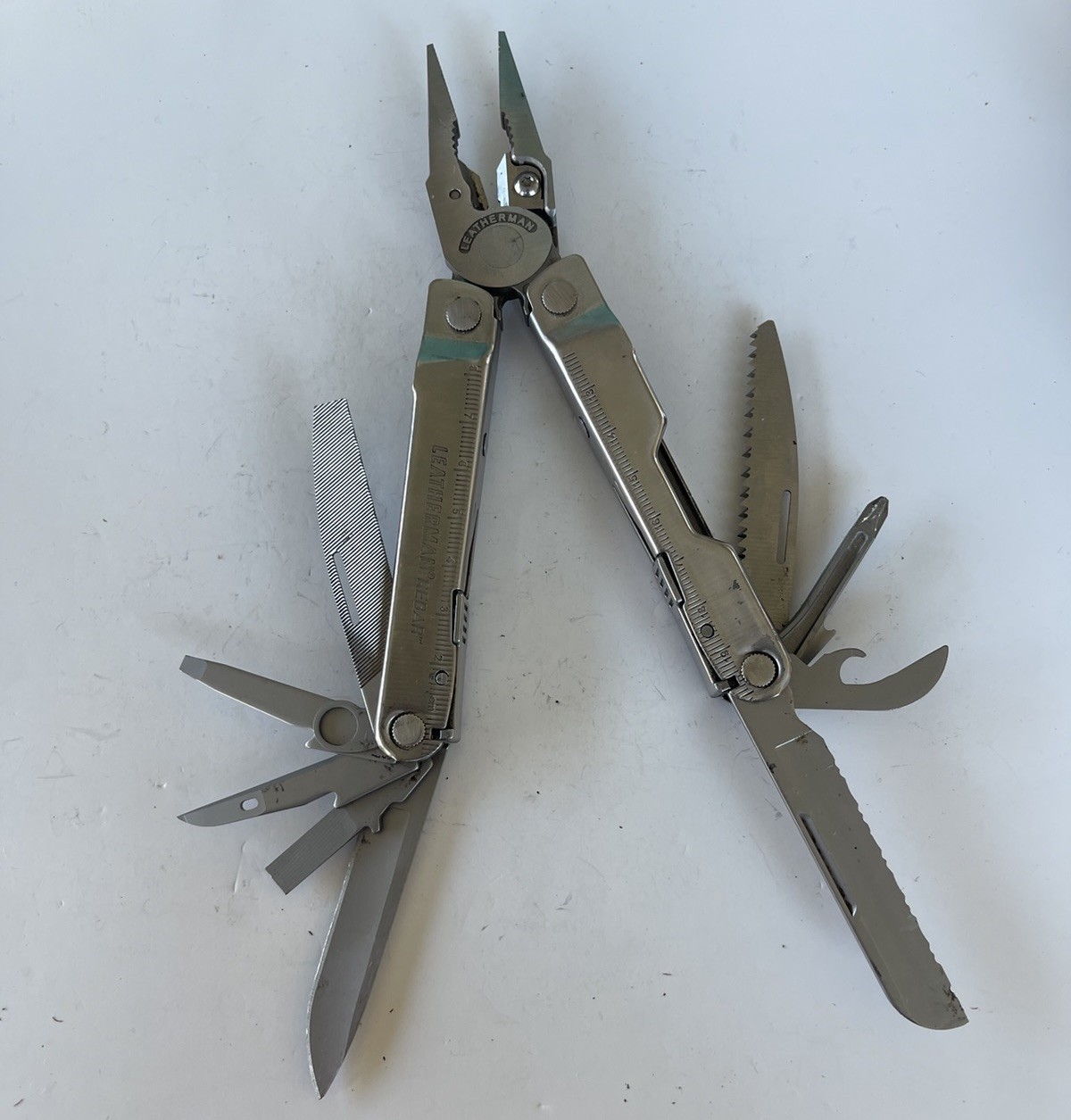 Leatherman Rebar Stainless Steel Multi Tool with Sheath, , Serrated / Plain!!!