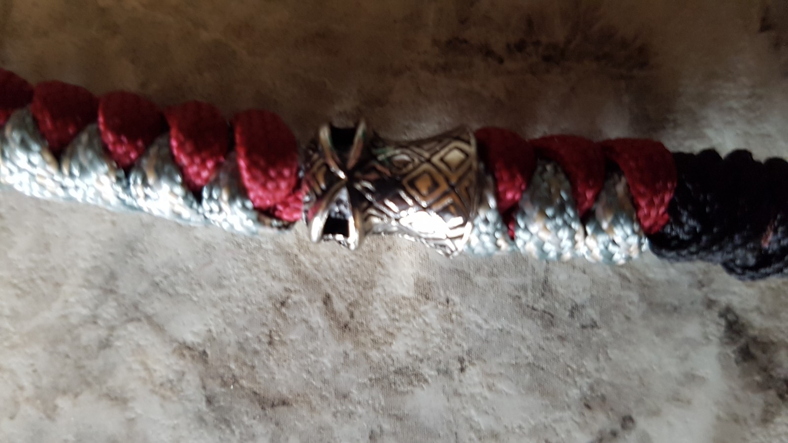 Knife Multi Tool Skull Keychain Paracord