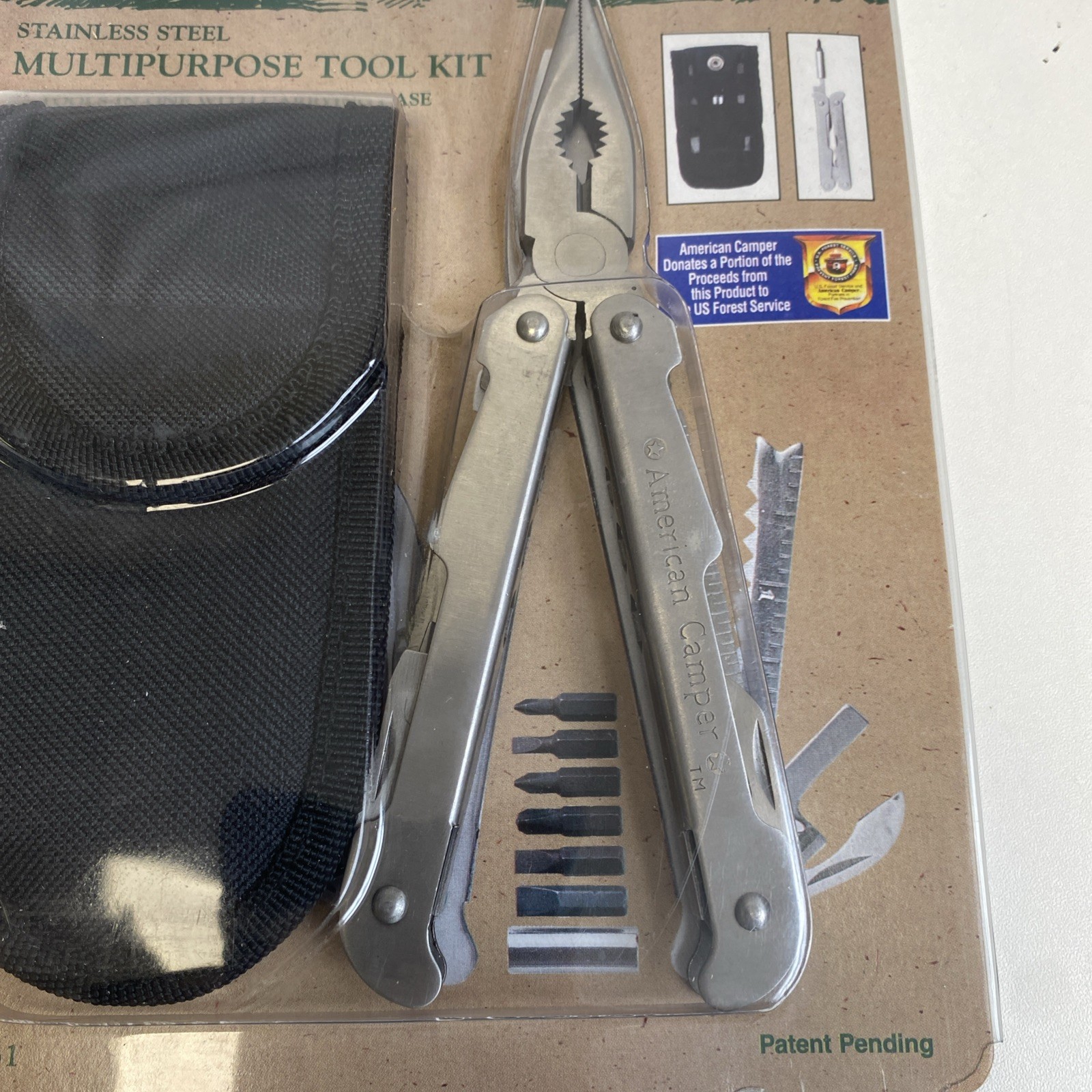 American Camper Stainless Steel Multipurpose Tool Kit 22 Tools in One