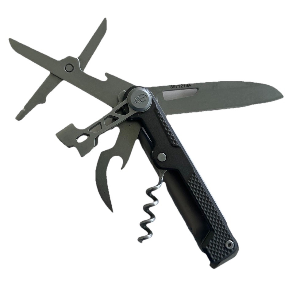 GerberArmbar Cork 30-001579 Onyx Multi Tool Folding Knife Corkscrew Scissors NEW