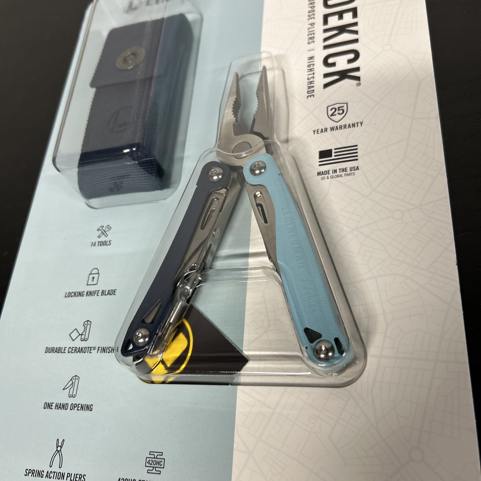 LEATHERMAN SIDEKICK® 14 Tool Stainless Steel Multi-Tool+Sheath USA You Choose 1