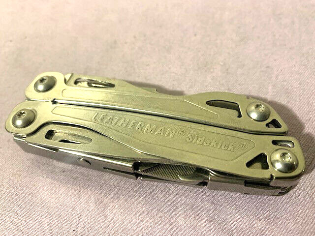 Leatherman SideKick Multi-Tool With Pocket Clip 420HC Stainless Steel–Great