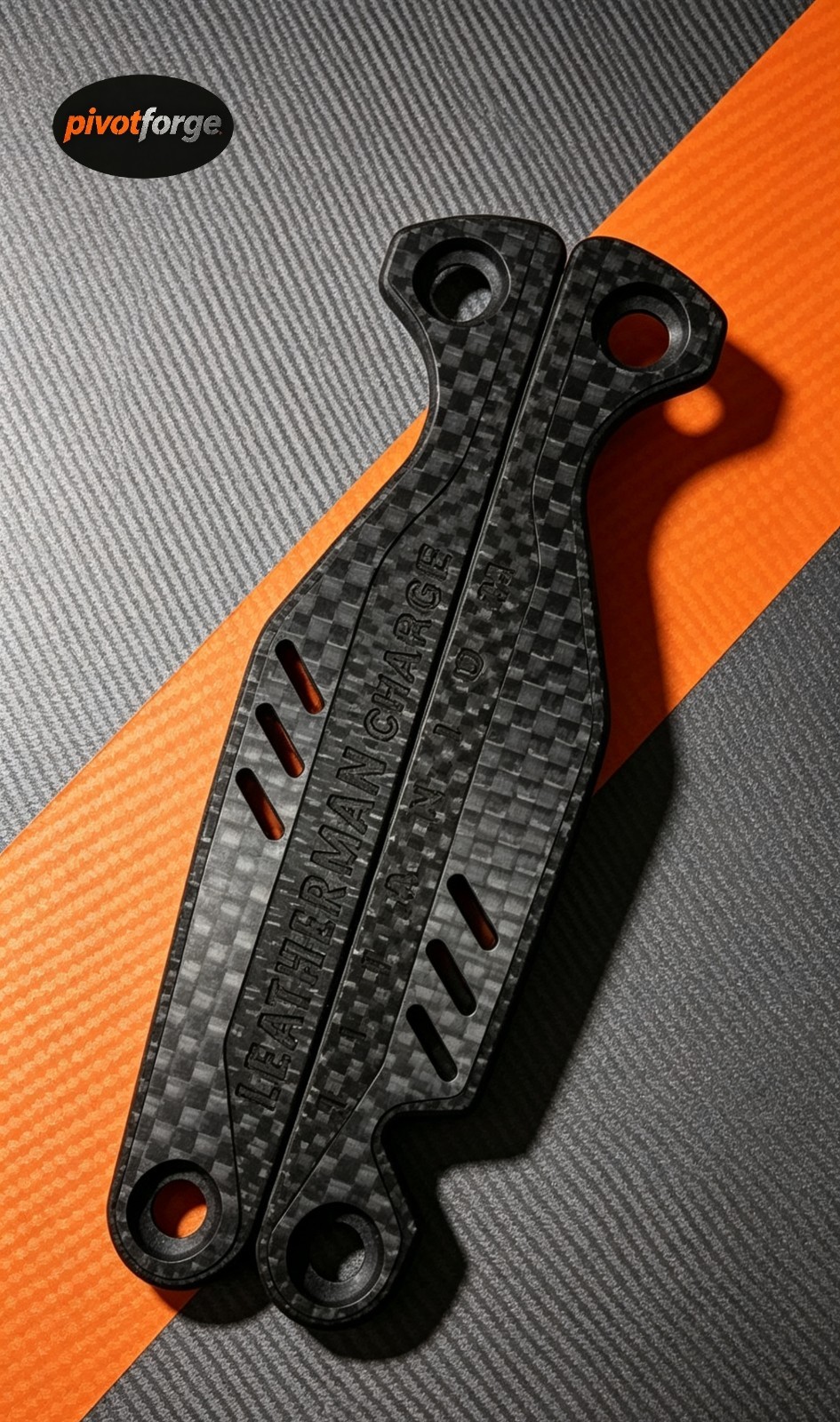 CNC Carbon Fiber Modular Handle Scale Kit for Leatherman Charge+ | Lightweight