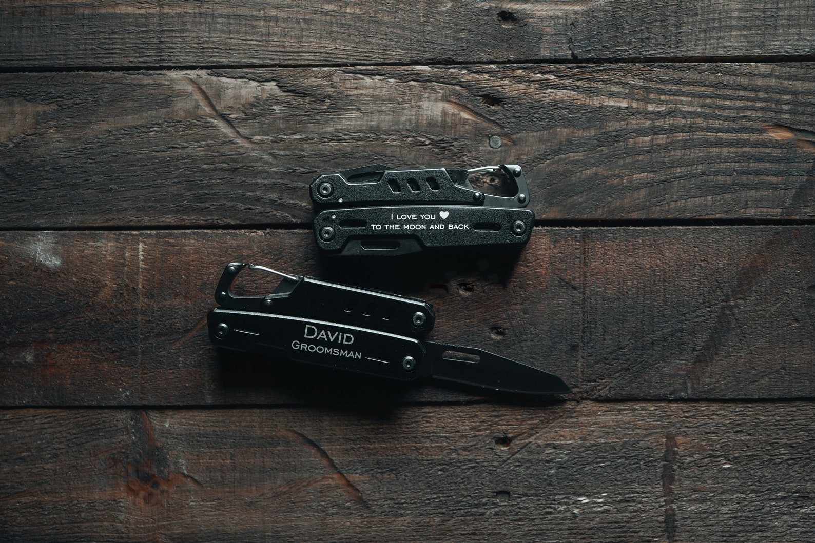 Personalized Multi-Tool Knife, 8-in-1 Stainless Steel, Anniversary Gift