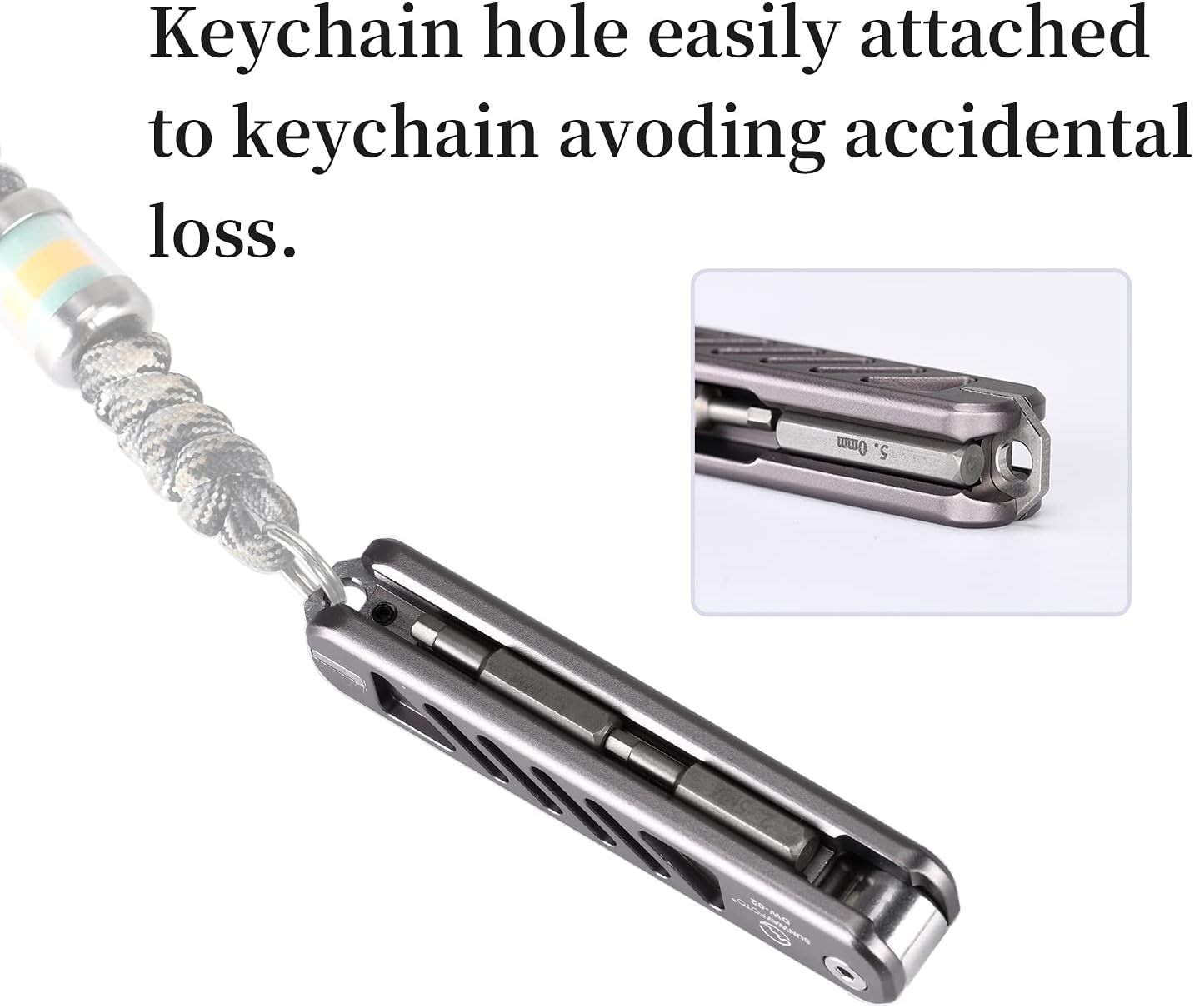 DW-02 Folding Hex Wrench Set 4-in-1 Stainless Steel