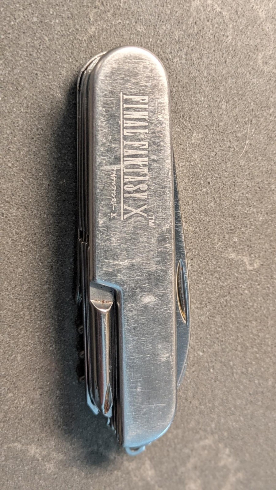Final Fantasy X Stainless Steel Multi Tool Pre-Merger Squaresoft Employee Only