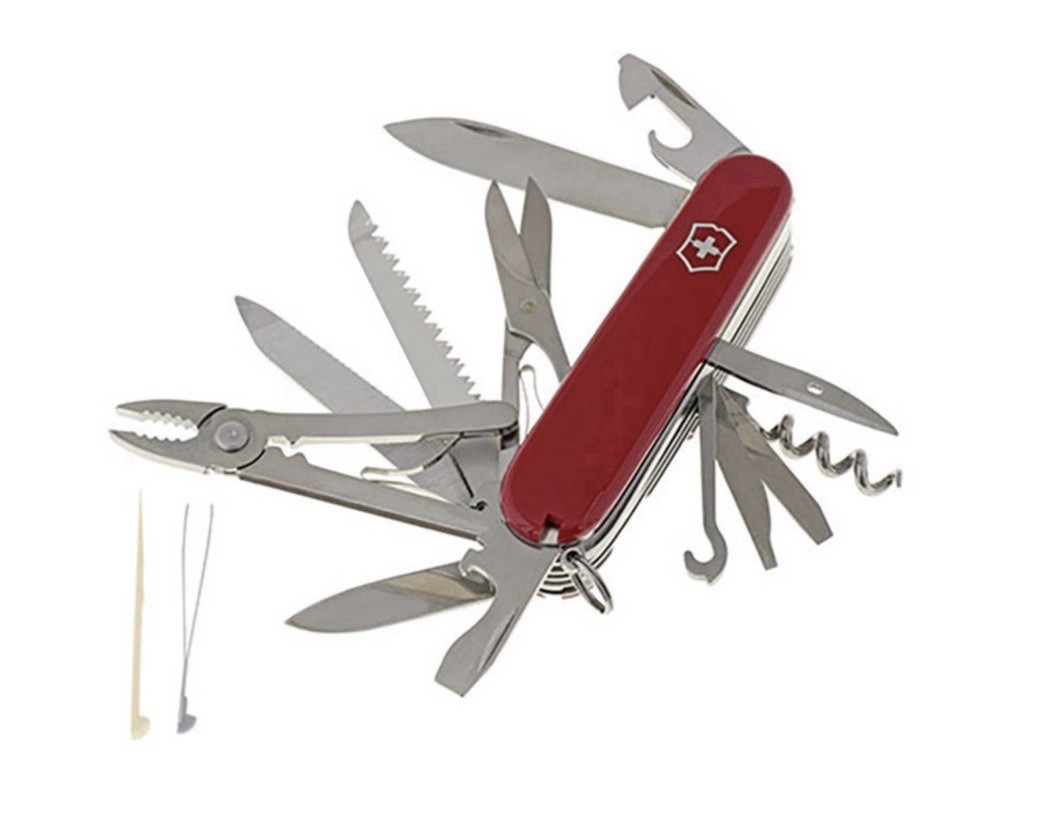 Victorinox RED 1.3773 HANDYMAN Multifunctional 91mm 3.5″ SWISS ARMY KNIFE – NEW