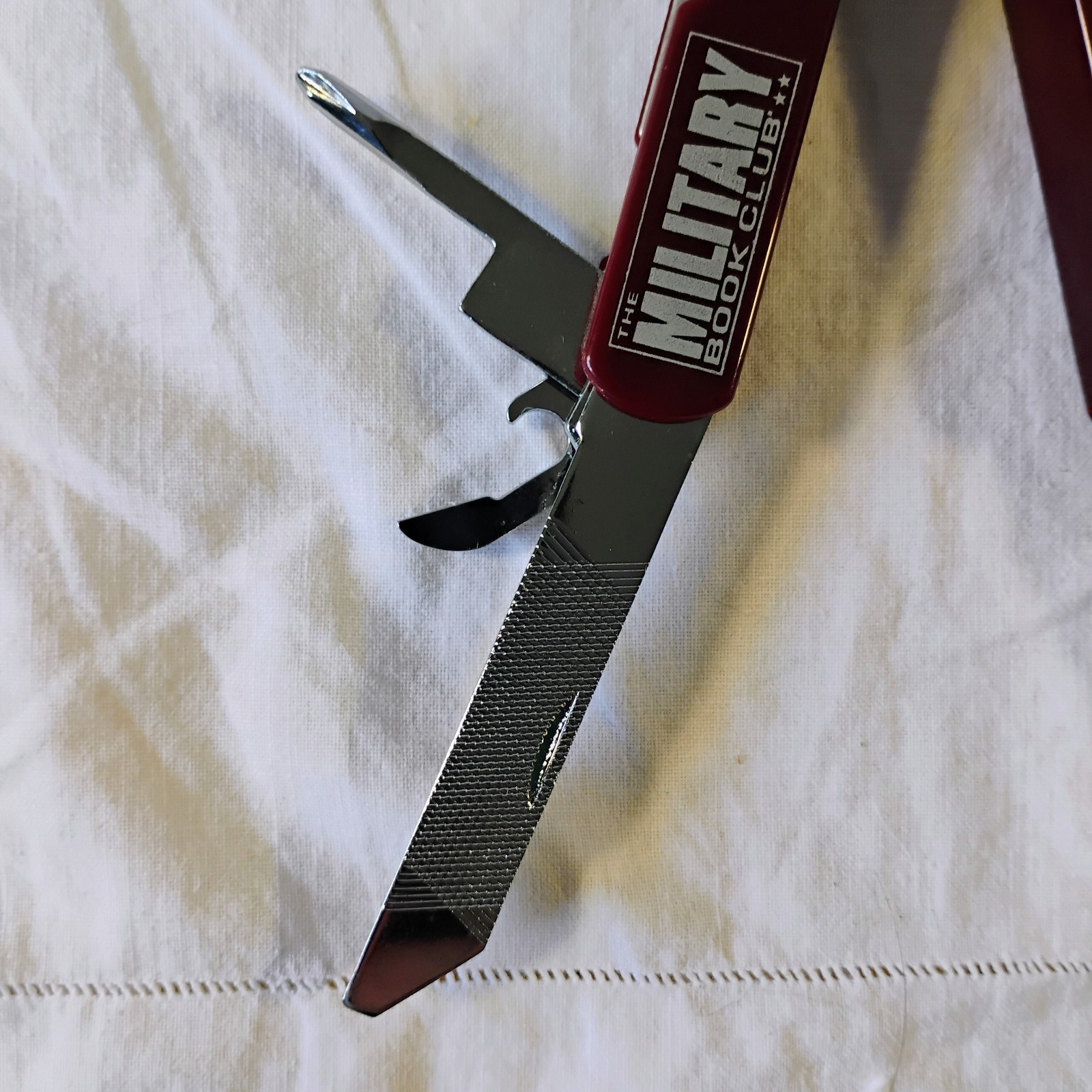 Vintage Multi-Tool The Military Book Club Advertising 9-in-1 Tool With Case