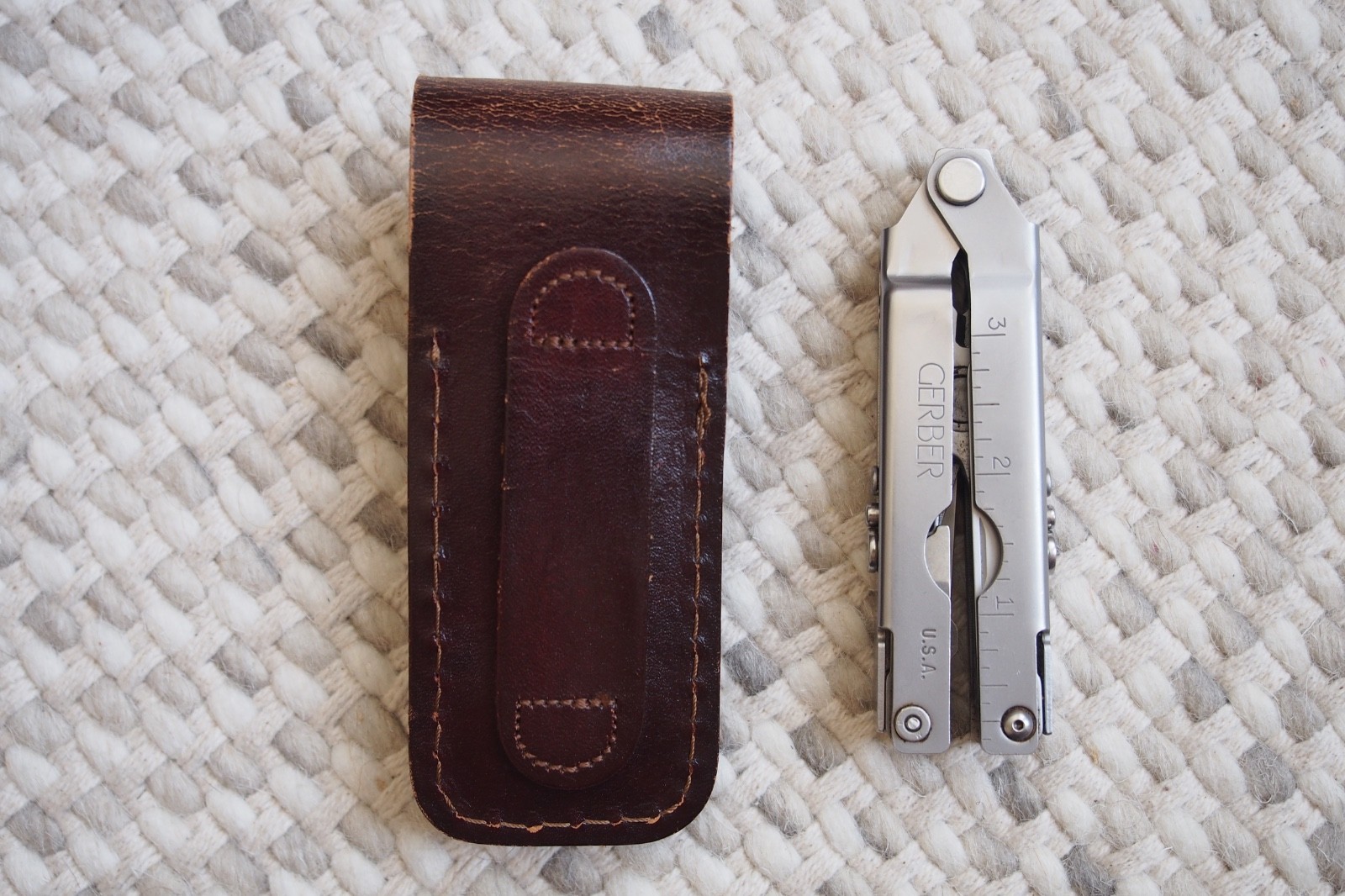 Vintage Gerber USA Multi Tool Blunt Nose Pliers Knife EDC – 5142721 5212844